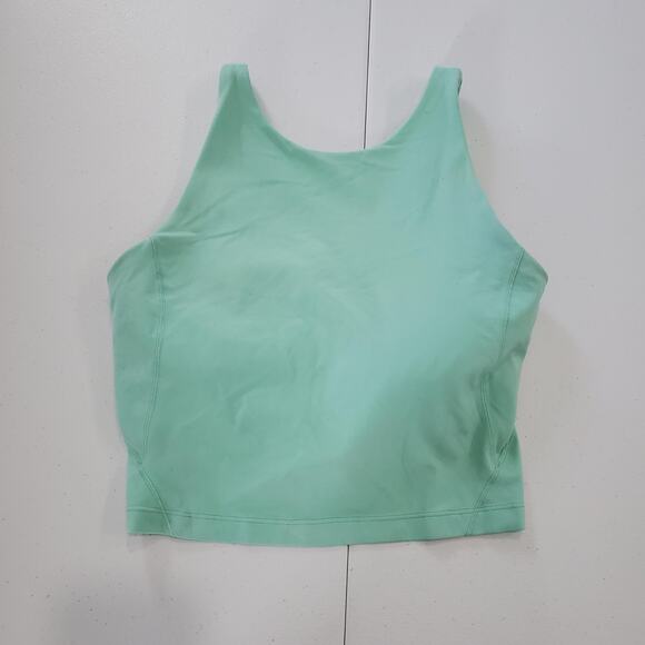 Lululemon Align High Neck Tank Womens 4 Mint Green High Neck Cropped - Picture 1 of 7
